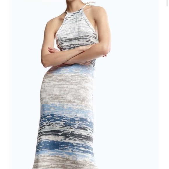 Knit midi halter dress - Picture 4 of 4